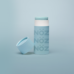 Load image into Gallery viewer, front angle eye level shot Nöz blue color nose application sunscreen stick 
