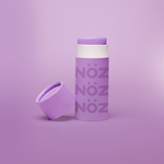 Load image into Gallery viewer, front angle eye level shot Nöz purple color nose application sunscreen stick 

